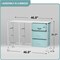 Sorbus 9 Drawers Dresser- Storage Unit with Steel Frame, Wood Top, Fabric Bins - for Bedroom, Closet, Office and more